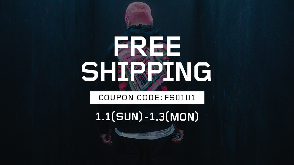 【FREE SHIPPING CAMPAIGN】1/1(SAT)~1/3(MON)