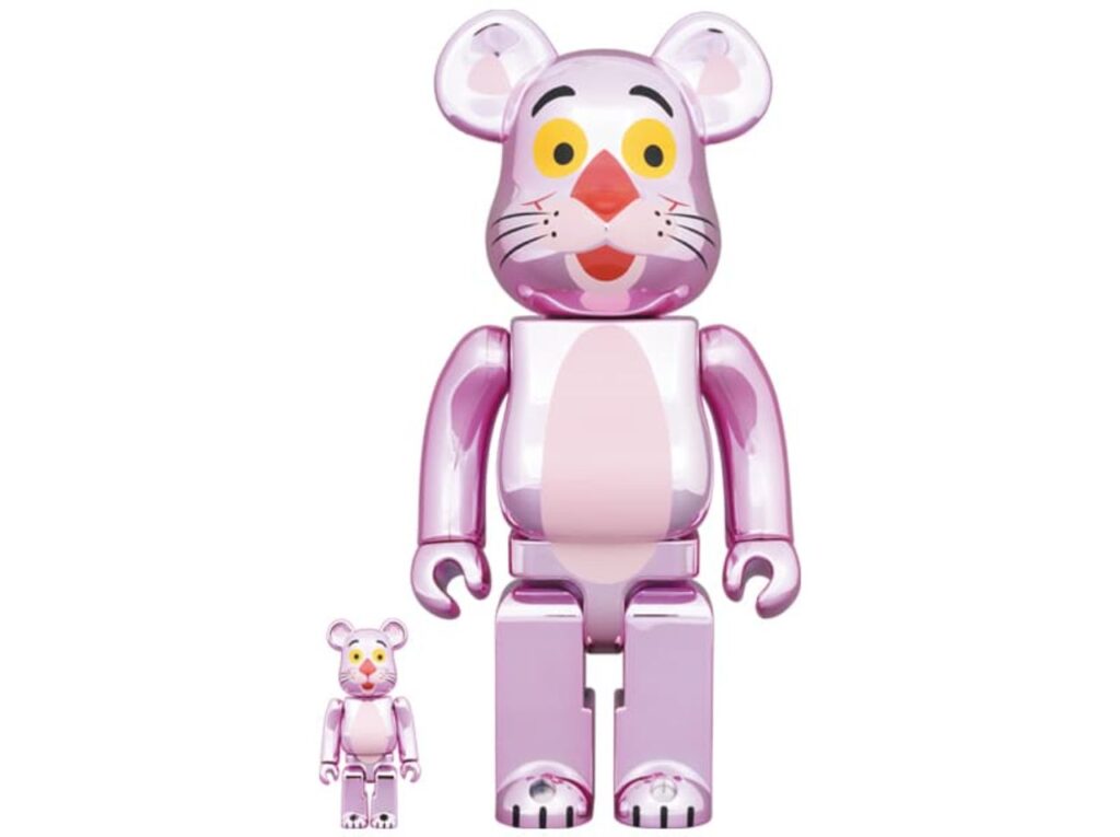 BE@RBRICK PINK PANTHER CHROME Ver.100％ & 400％ -4530956604817