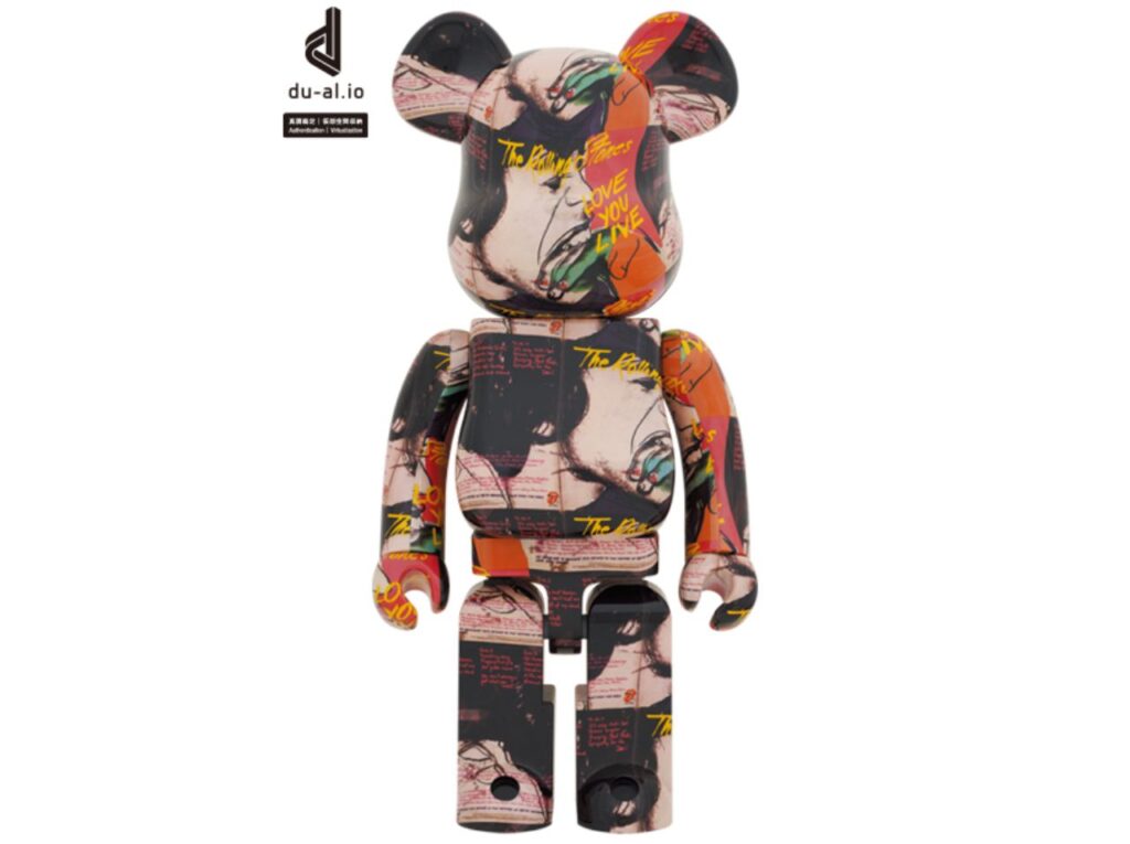 “BE@RBRICK Andy Warhol × The Rolling Stones “Love You Live” 1000％” -4530956608396